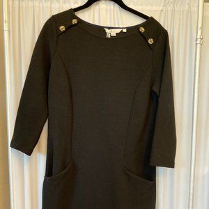 Boden Isabel Ottoman tunic size 6L NWT, black